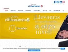 Tablet Screenshot of centrobanamex.com